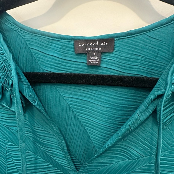 Current Air Crinkled Puff Sleeve Mini Dress - Picture 2 of 2